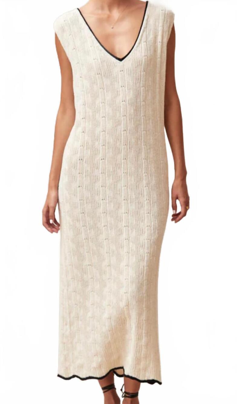 NEW ALOHAS lia maxi dress in white